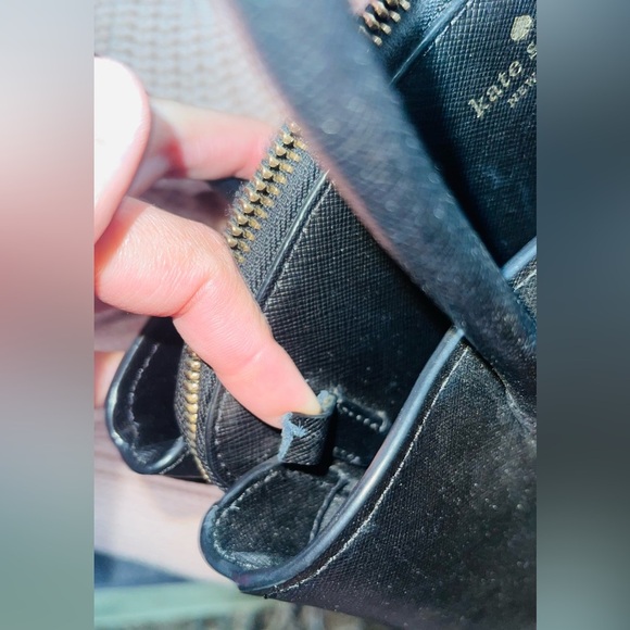 Kate Spade Black Medium Satchel K5102
saffiano leathe black (001) BLK - Picture 6 of 10